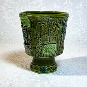 Vintage NAPCO Patchwork Pedestal Planter
